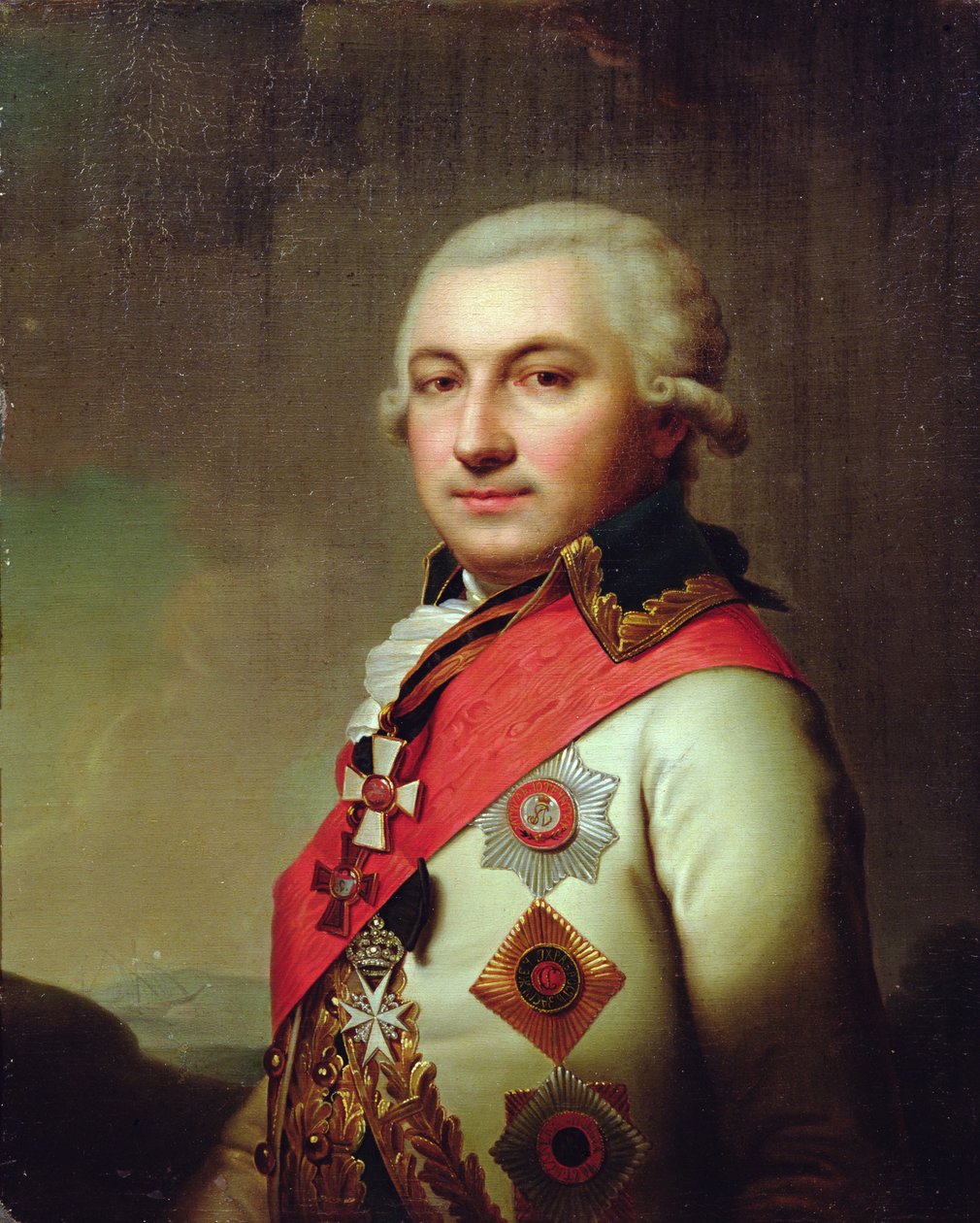 Portrét admirála Jose (Osipa) de Ribas, po roce 1796 od Russian School
