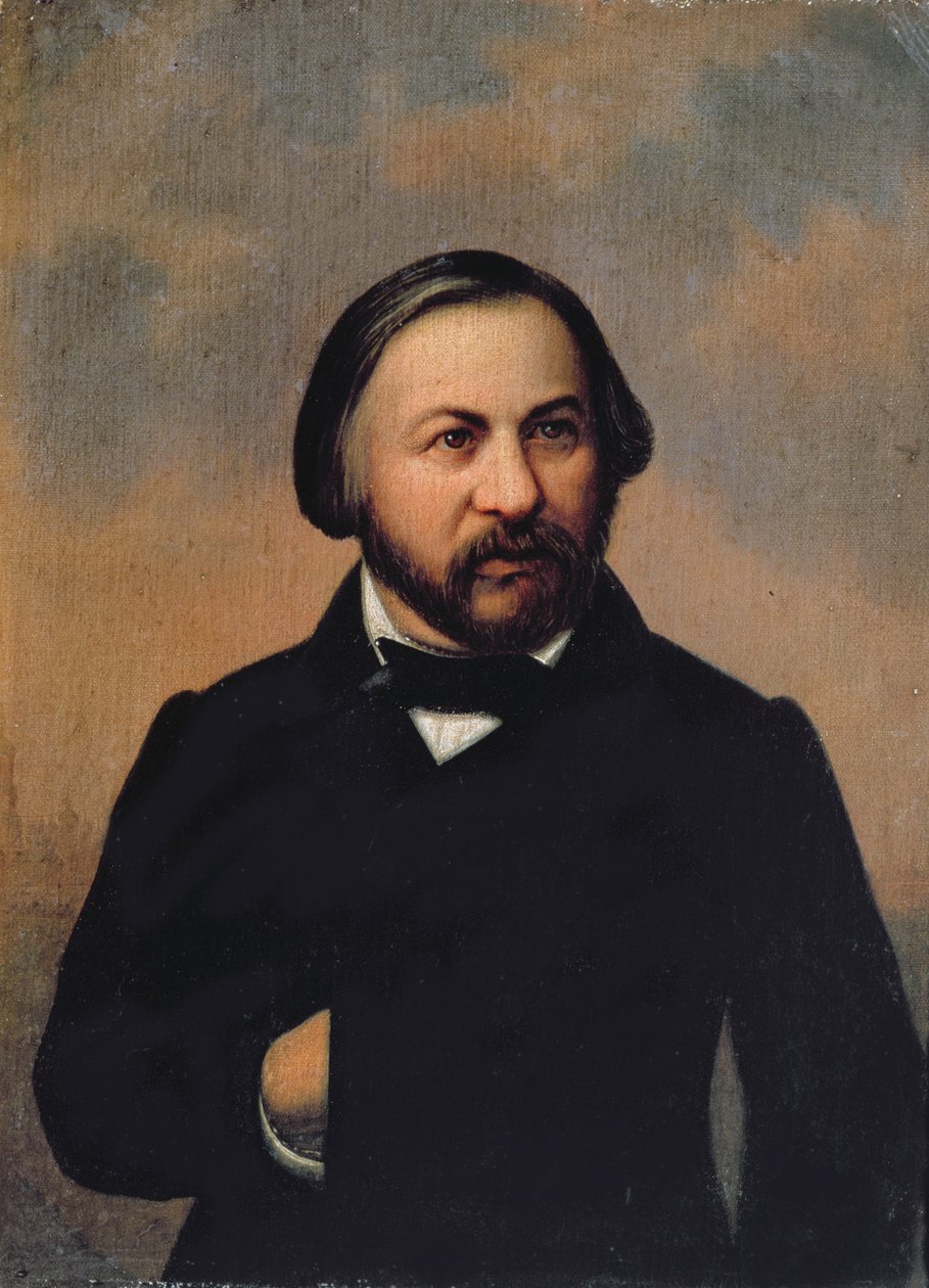 Portrét Michaila Ivanoviče Glinky (1804-57), 1850s od Russian School