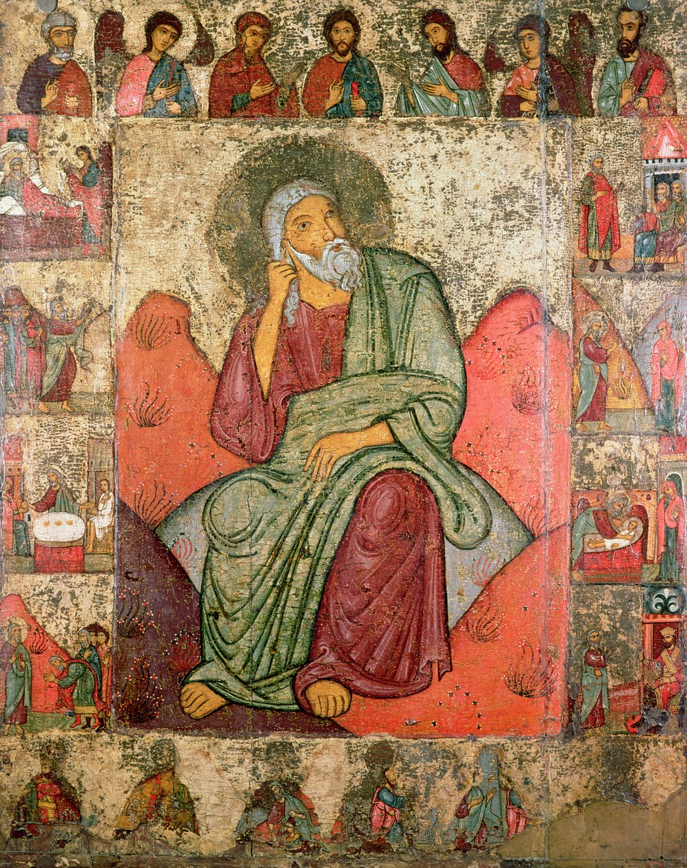 Prorok Eliáš, Pskovská škola (panel) od Russian School