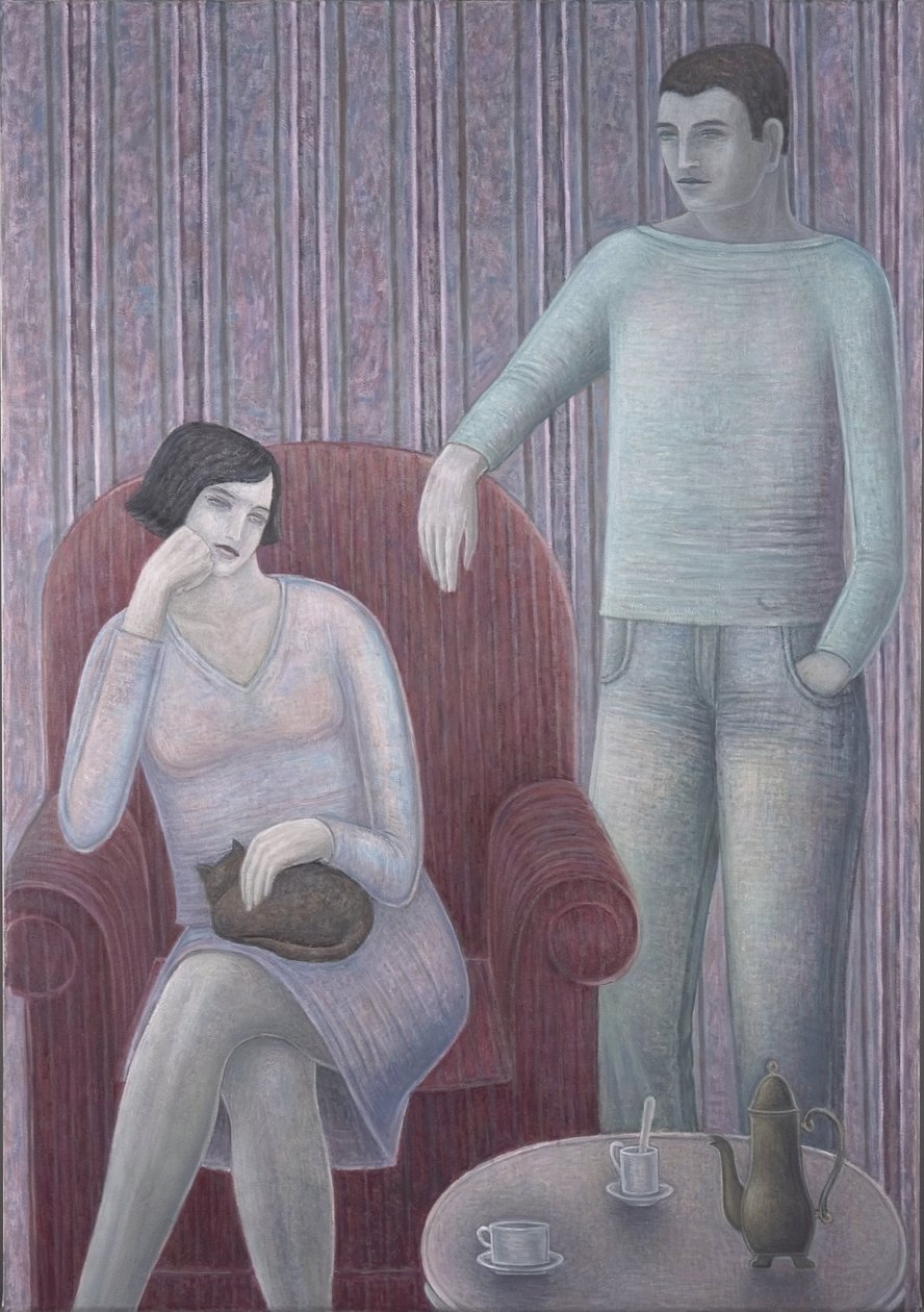 Pár s kočkou, 2008 od Ruth Addinall