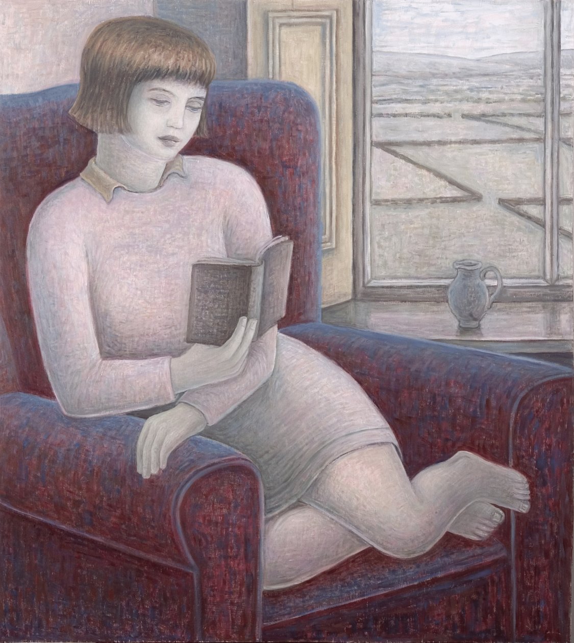 Dívka čte v křesle, 2009 od Ruth Addinall