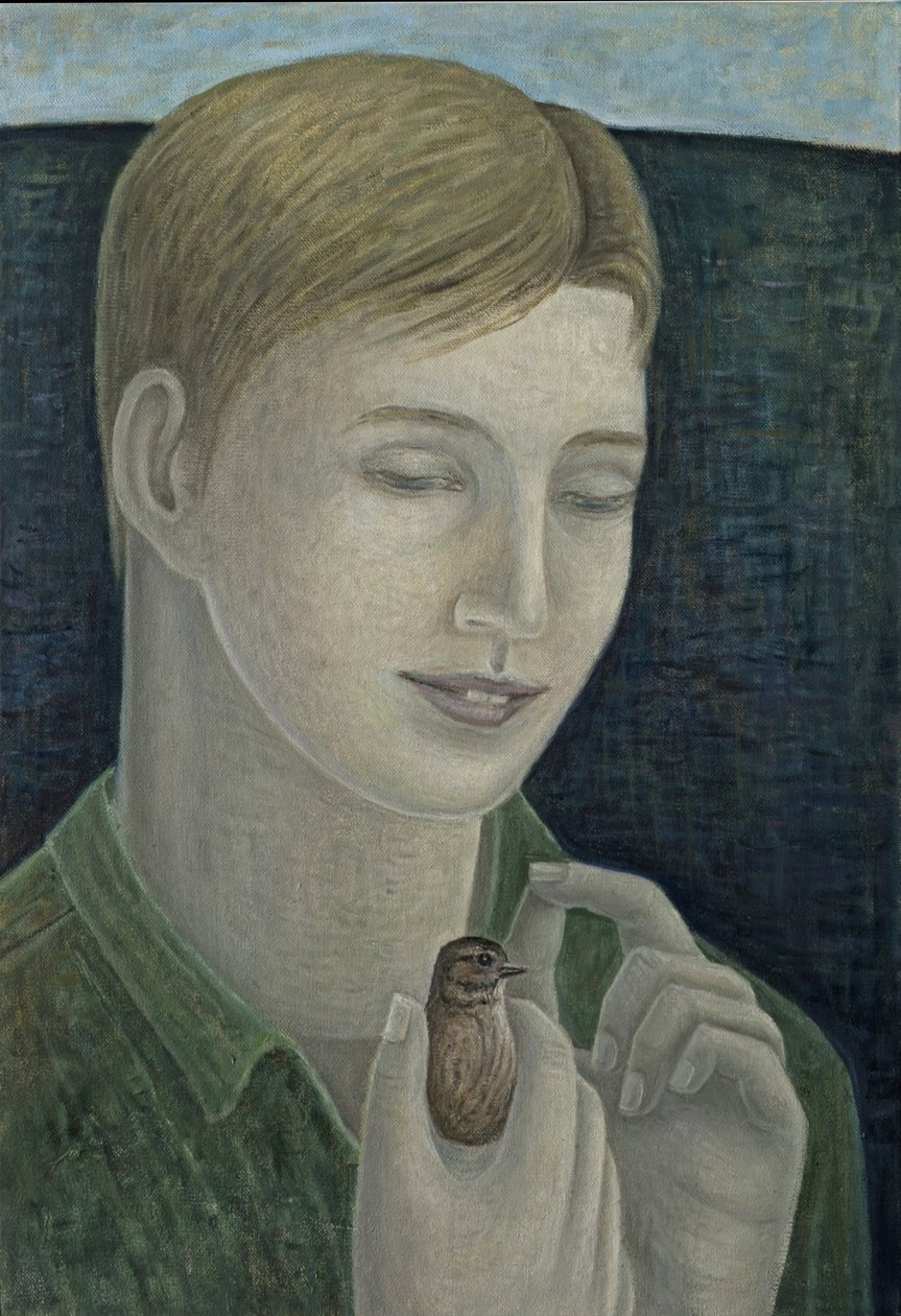 Mladý Francis (Chlapec drží ptáka) od Ruth Addinall