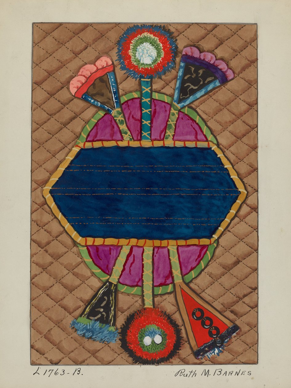 Coverlet Applique Quilt, c. 1936. od Ruth M Barnes
