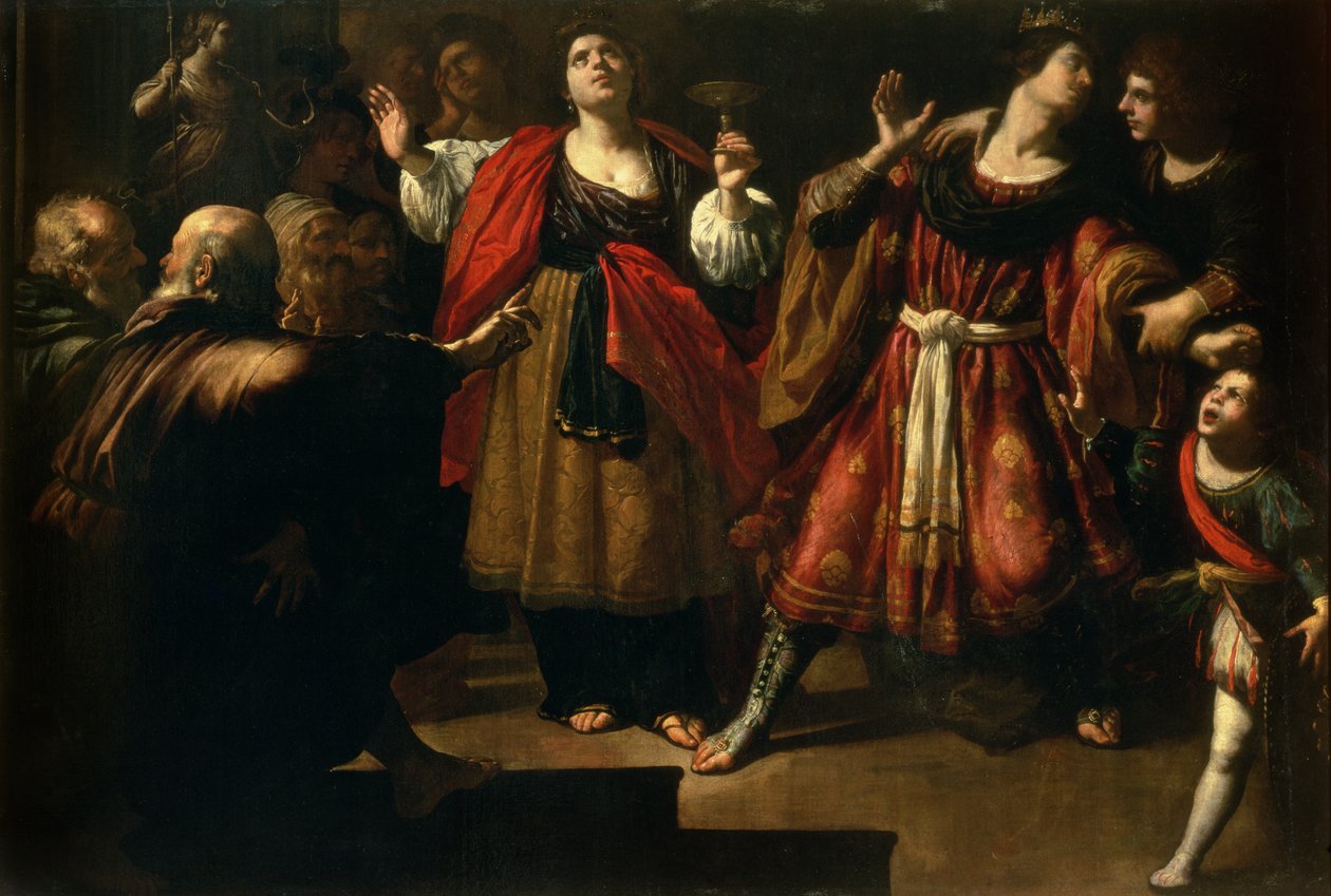 Masinissa (238-149 př.nl) a Sophonisba (d.c.204 př.nl) 1624-25 od Rutilio Manetti