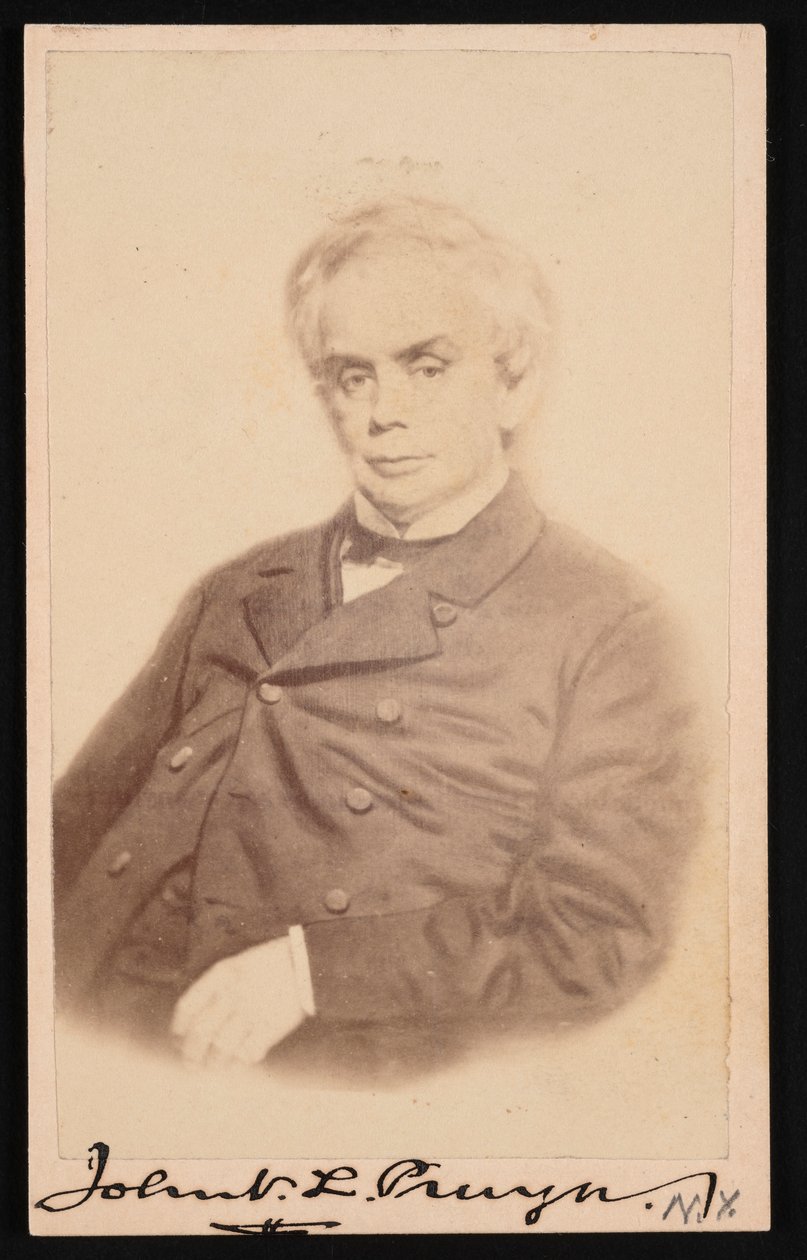 Portrét Johna V. L. Johna VanSchaicka Lansinga Pruyna 1811-1877, před rokem 1877. od SJ Thompson