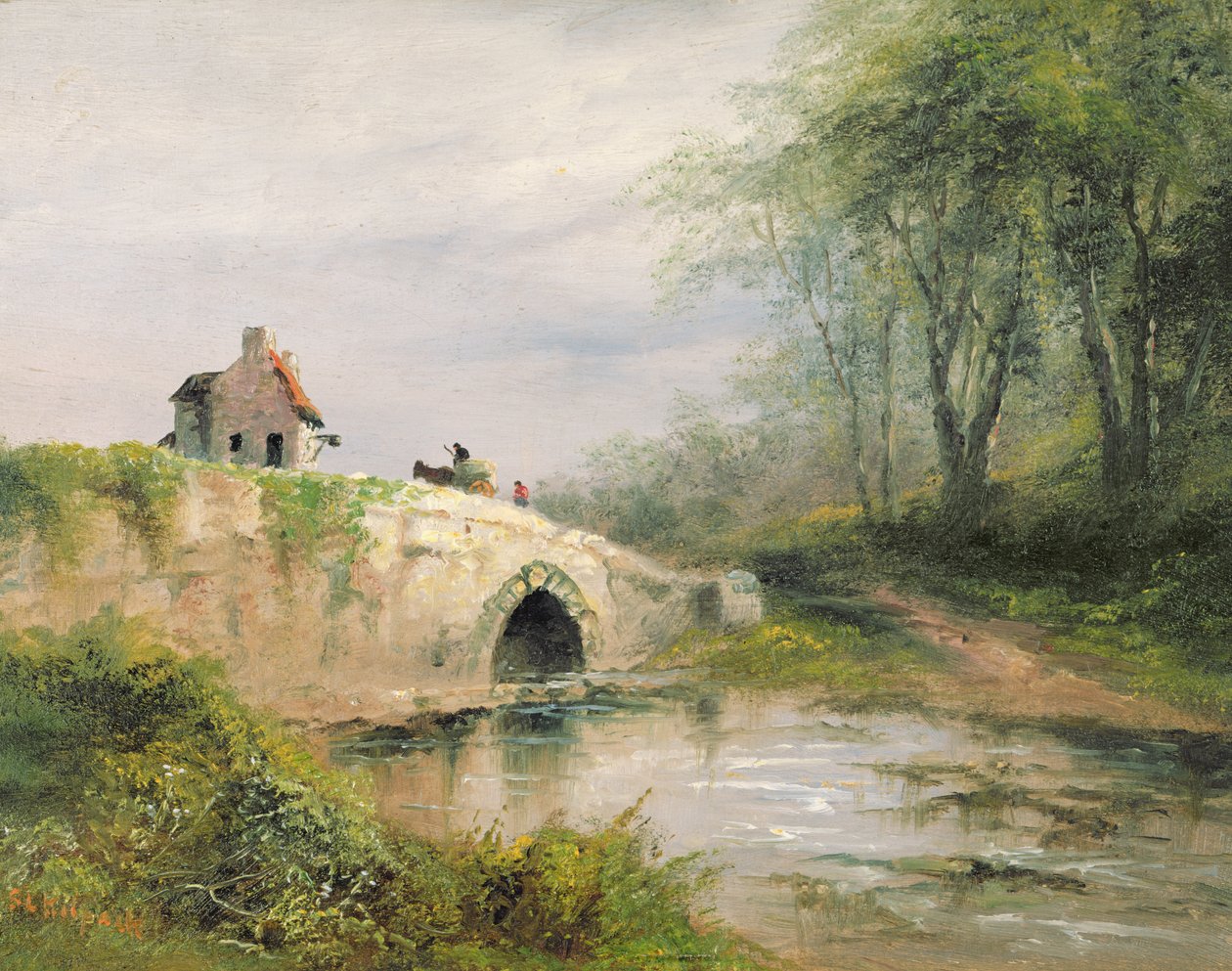 Most na řece od S.L. Kilpack