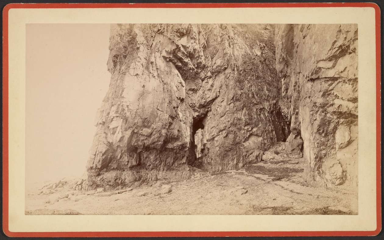Split Rock od severu, Mt. Desert. od S.R. Stoddard