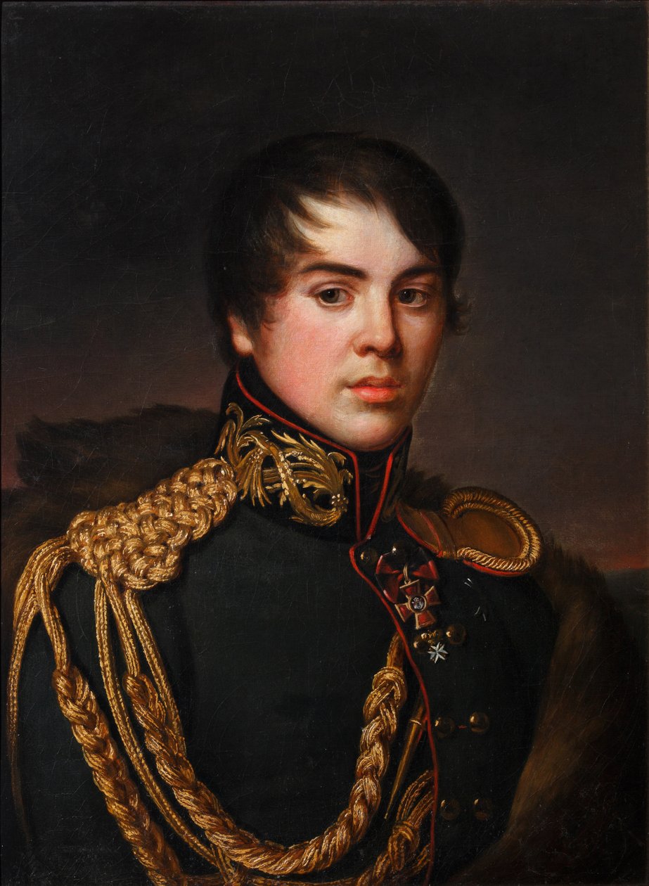 Portrét hraběte Vladimíra Stěpanoviče Apraksina 1796-1833, cca 1812 od S.S. Svintsov