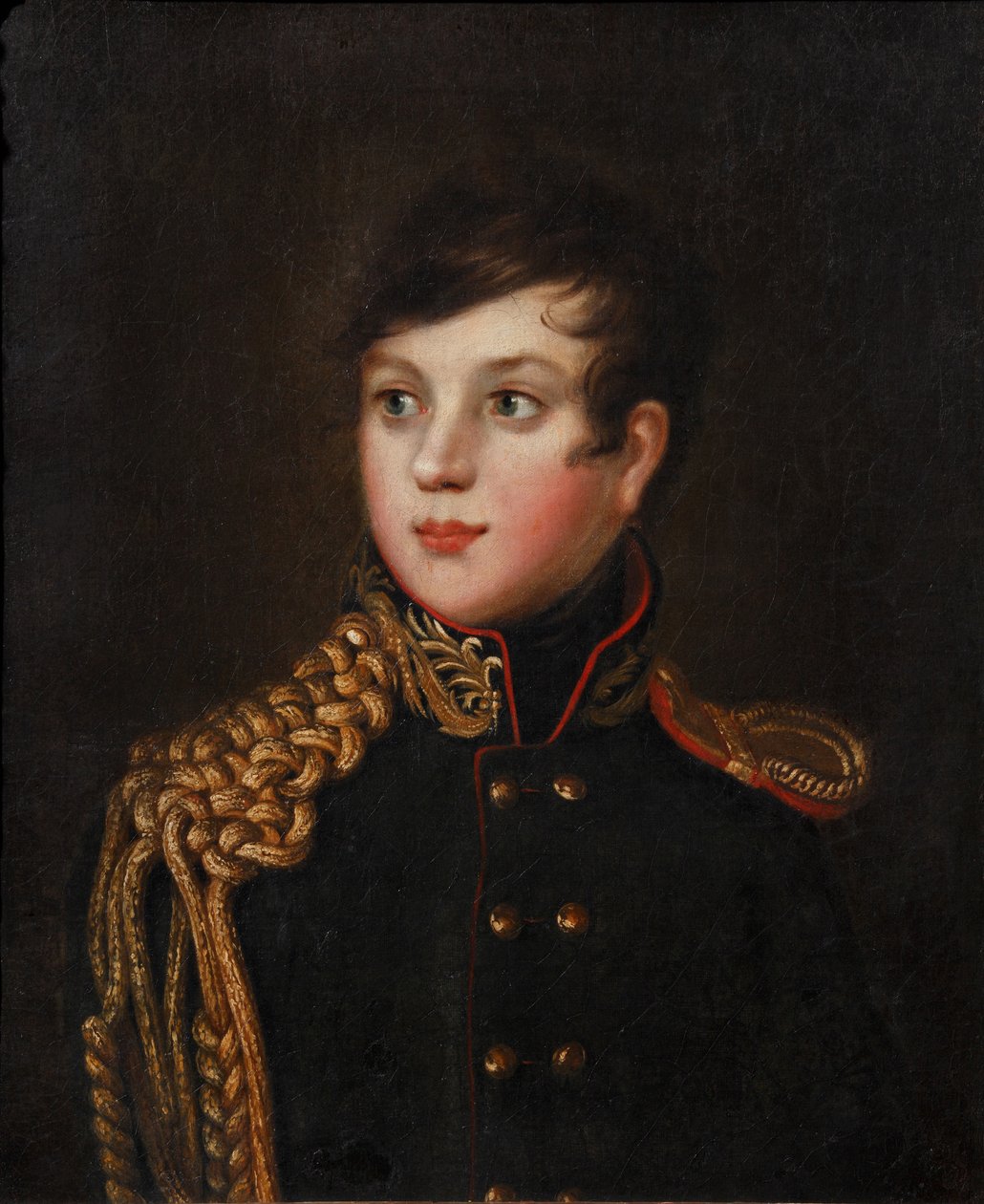 Portrét prince Alexandra Pavloviče Stroganova 1795-1814, cca 1812 od S.S. Svintsov