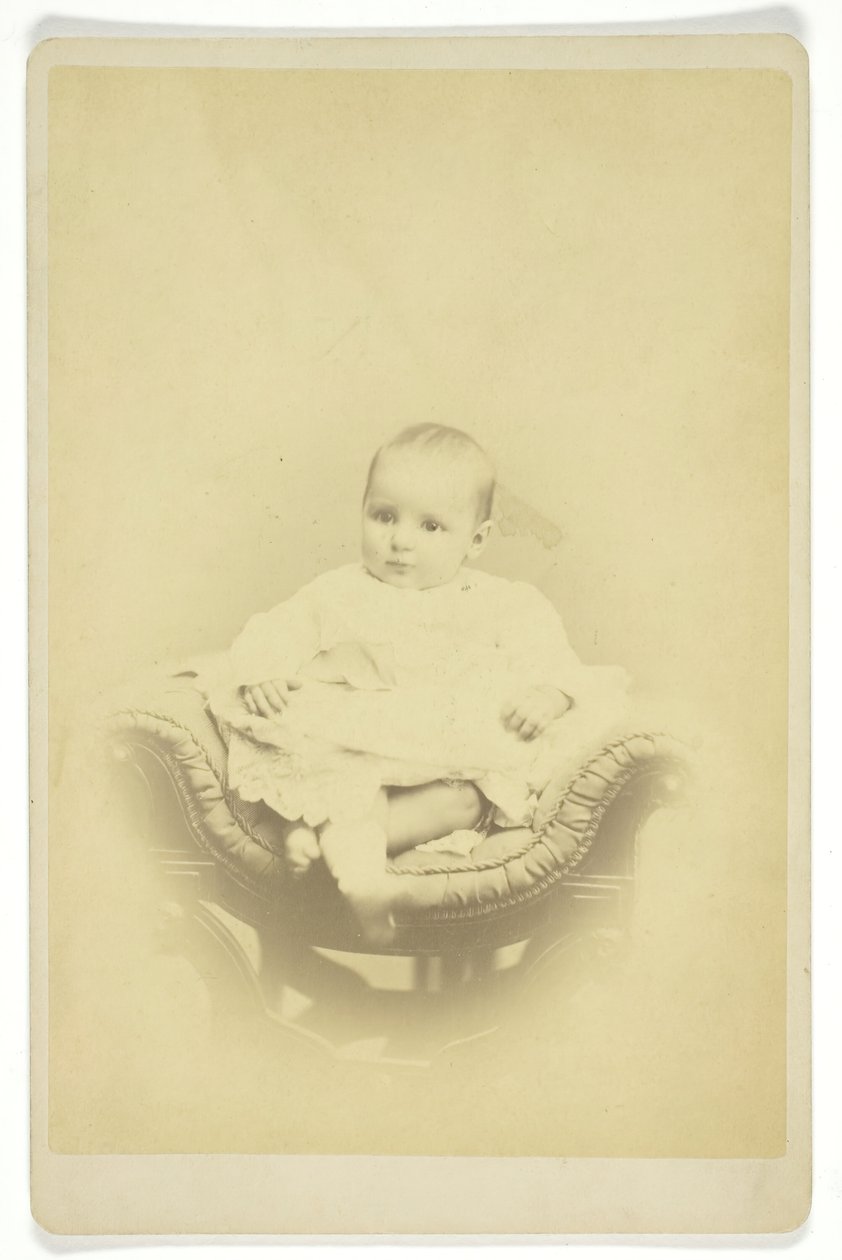Bez názvu Portrét sedícího dítěte, 18501899. od S. A. Thomas