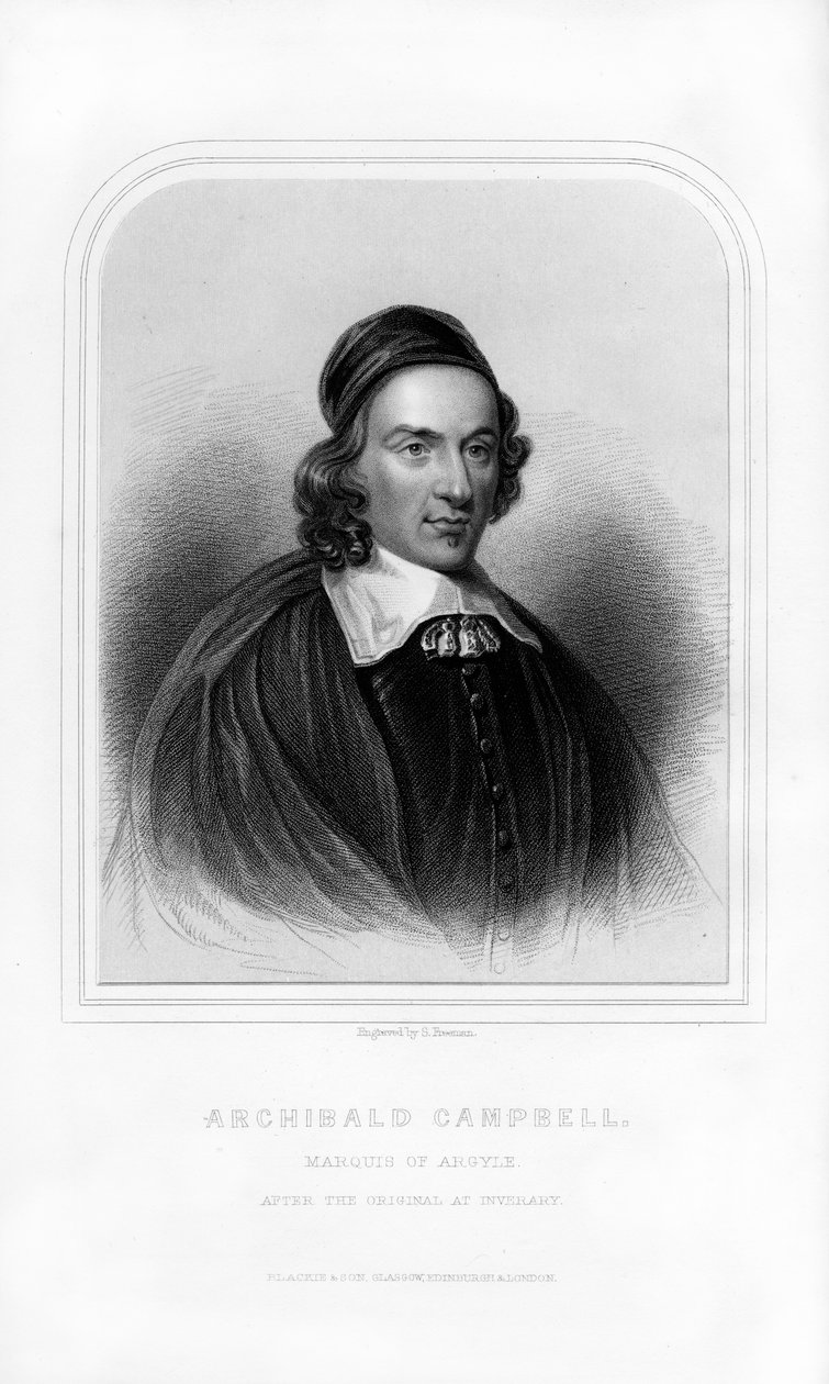Archibald Campbell, 1. markýz z Argyll, skotský státník, 1870. od S. Freeman