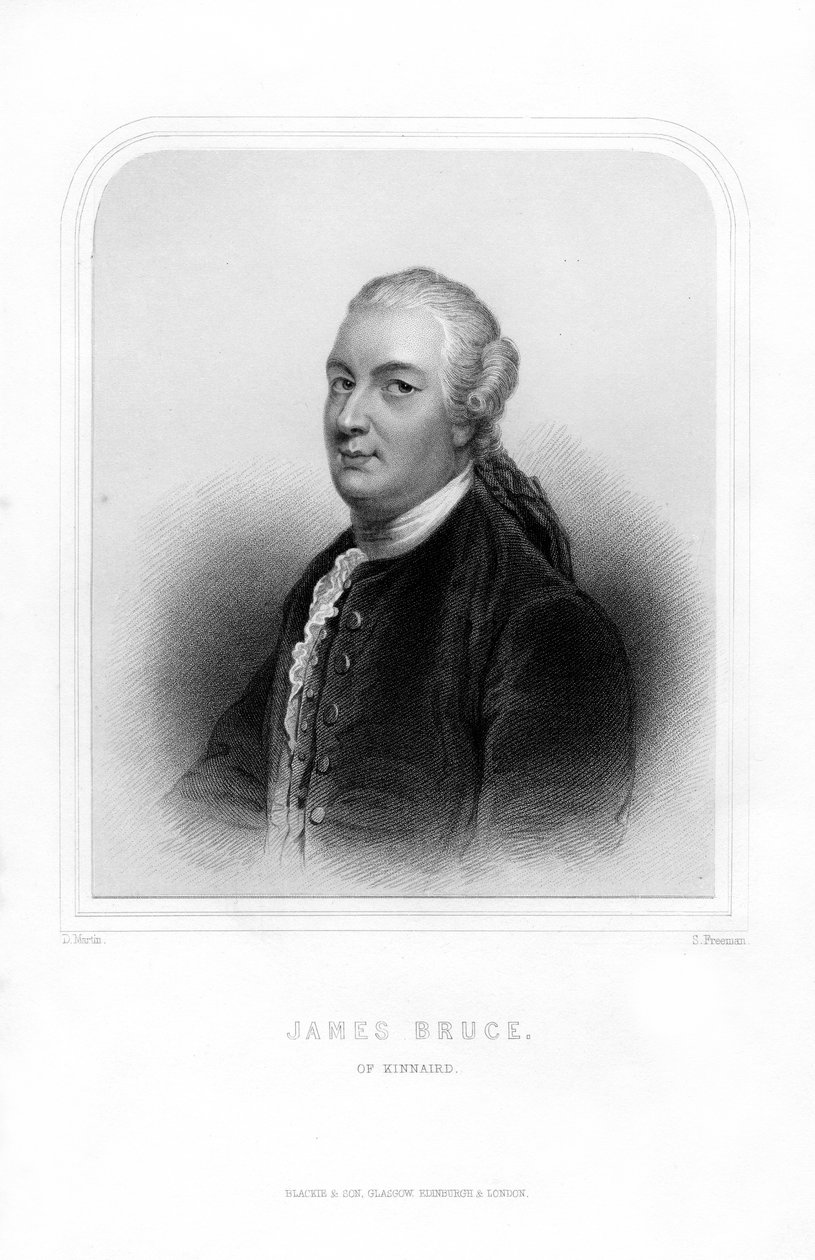 James Bruce, skotský cestovatel a autor cestopisů, 1870. od S. Freeman