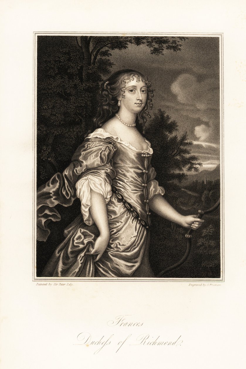 Portrét Frances Stuart, vévodkyně z Richmondu od S. Freeman