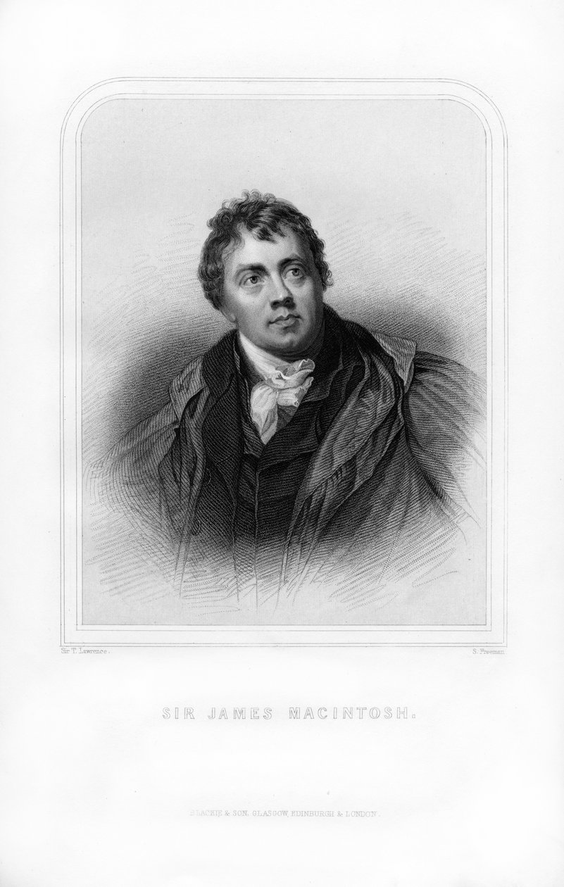 Sir James Mackintosh, skotský spisovatel a filozof, 1870. od S. Freeman