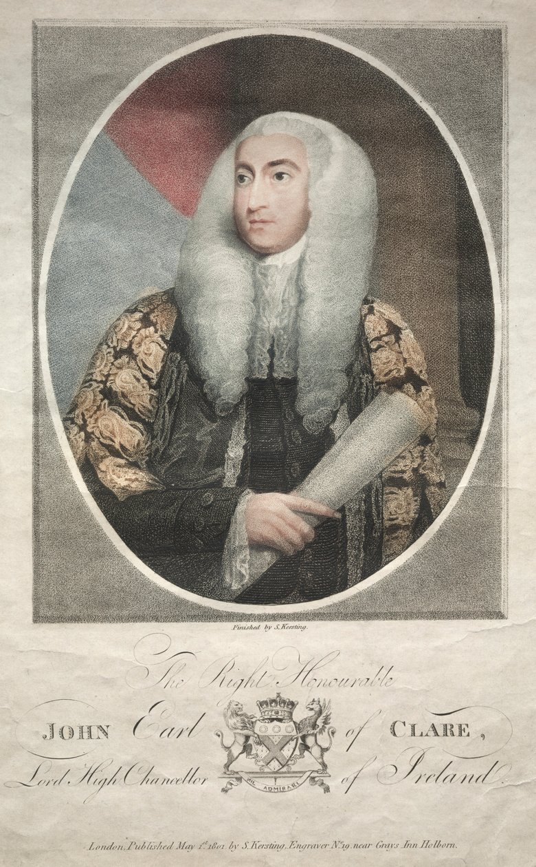 John Fitzgibbon, hrabě z Clare, 1801. od S. Kersting