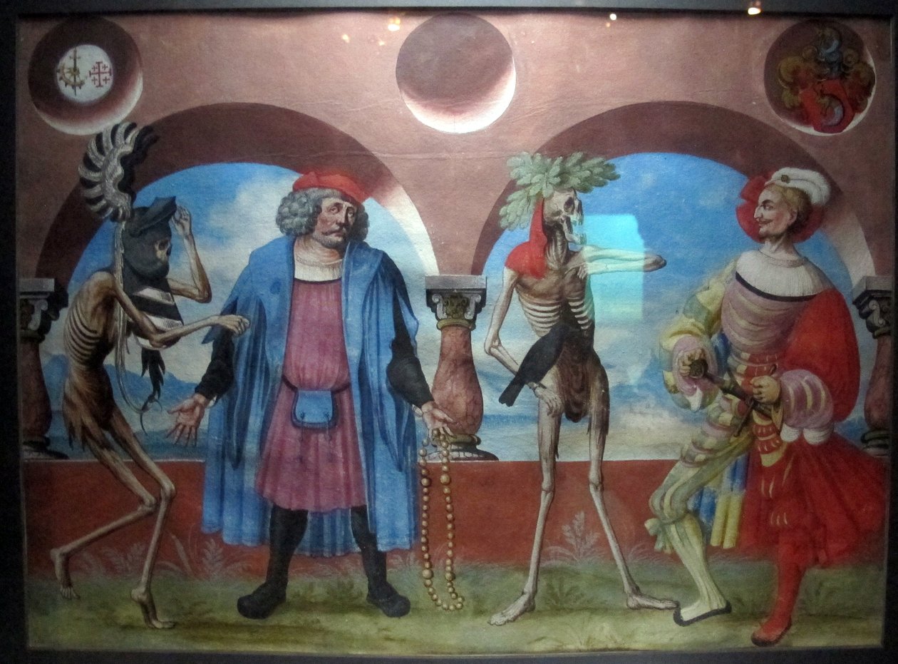 kopie ztraceného hrůzného tance od m. Manuela z dominikánského hřbitova v Bernu (1512-20) od Sailko Sailko