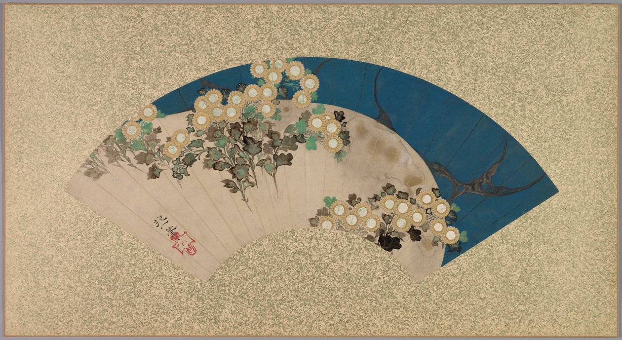Chryzantémy u vody, 1761-1828. od Sakai Hoitsu