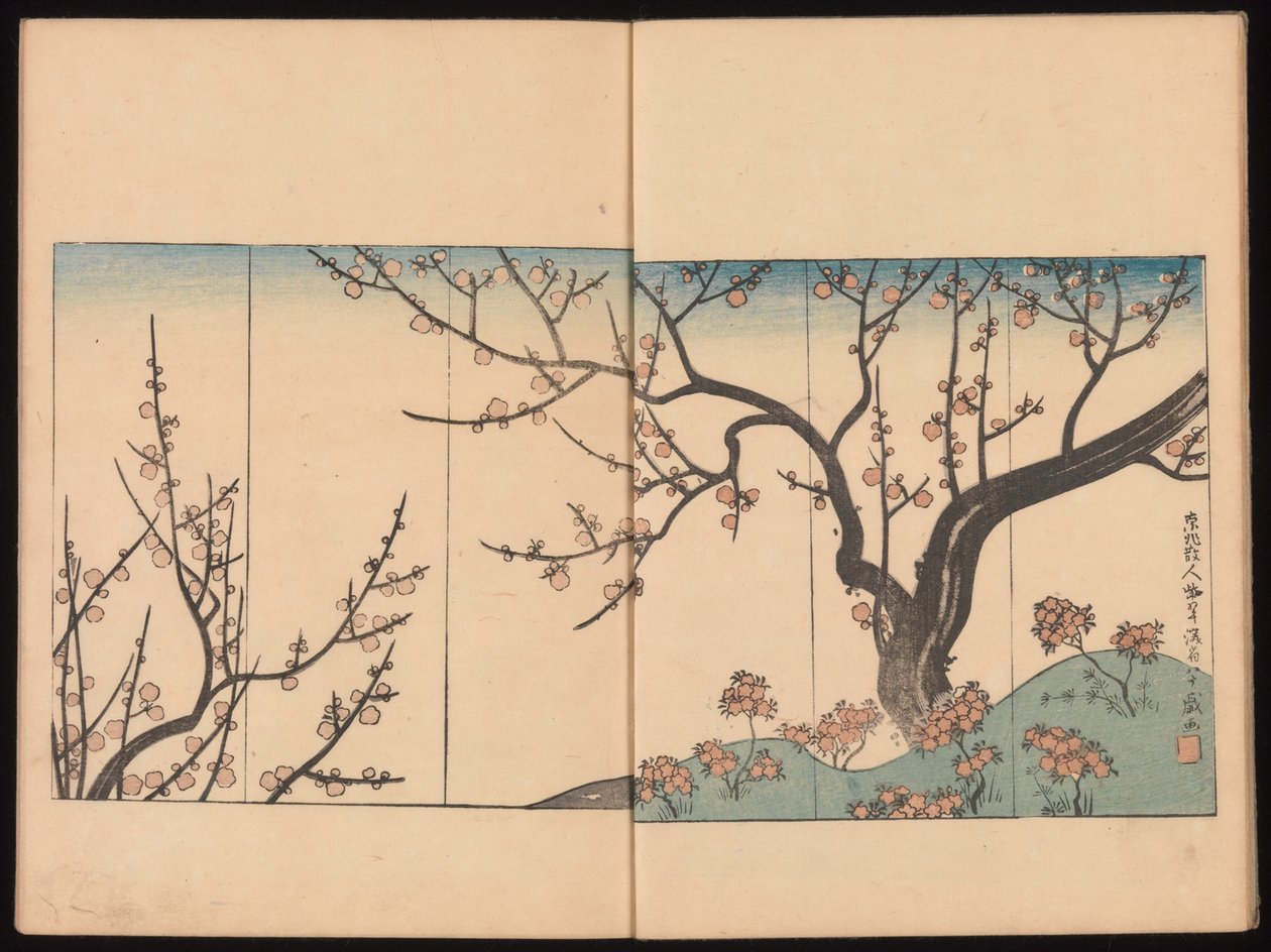 Kenzanovy stopy inkoustu (Kenzan iboku) od Sakai Hoitsu