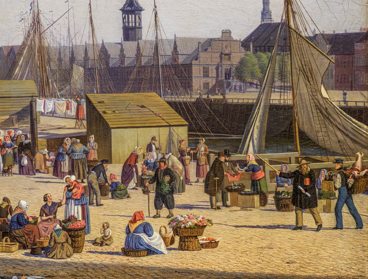 Hejbro Plads, tržiště v Kodani, detail od Sally Henriques