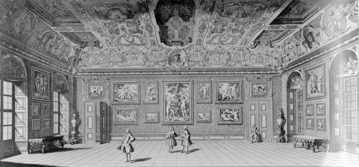 Obrazová galerie v Belvedere ve Vídni, publikovaná v 