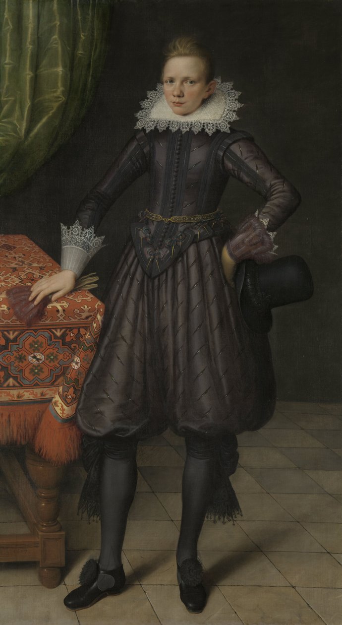 Portrét mladého muže, pravděpodobně Peter Courten (1599–1624) od Salomon Mesdach
