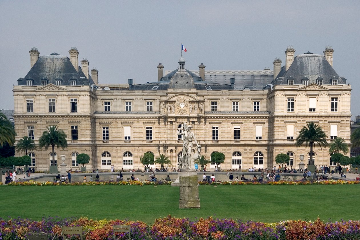 Palais du Luxembourg, jižní fasáda od Salomon de Brosse