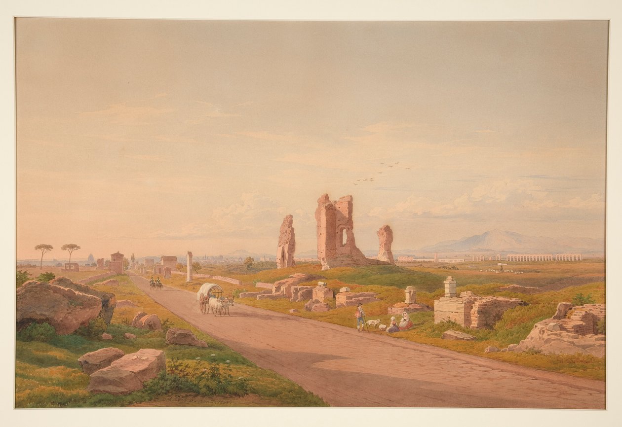 Appian Way od Salomon Corrodi
