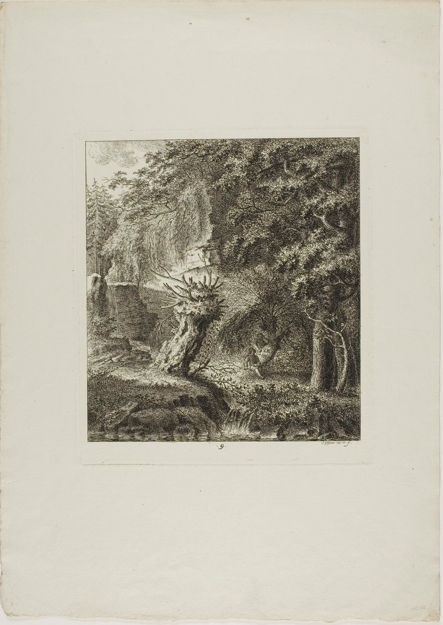 Krajiny věnované M. Wareletovi od Salomon Gessner