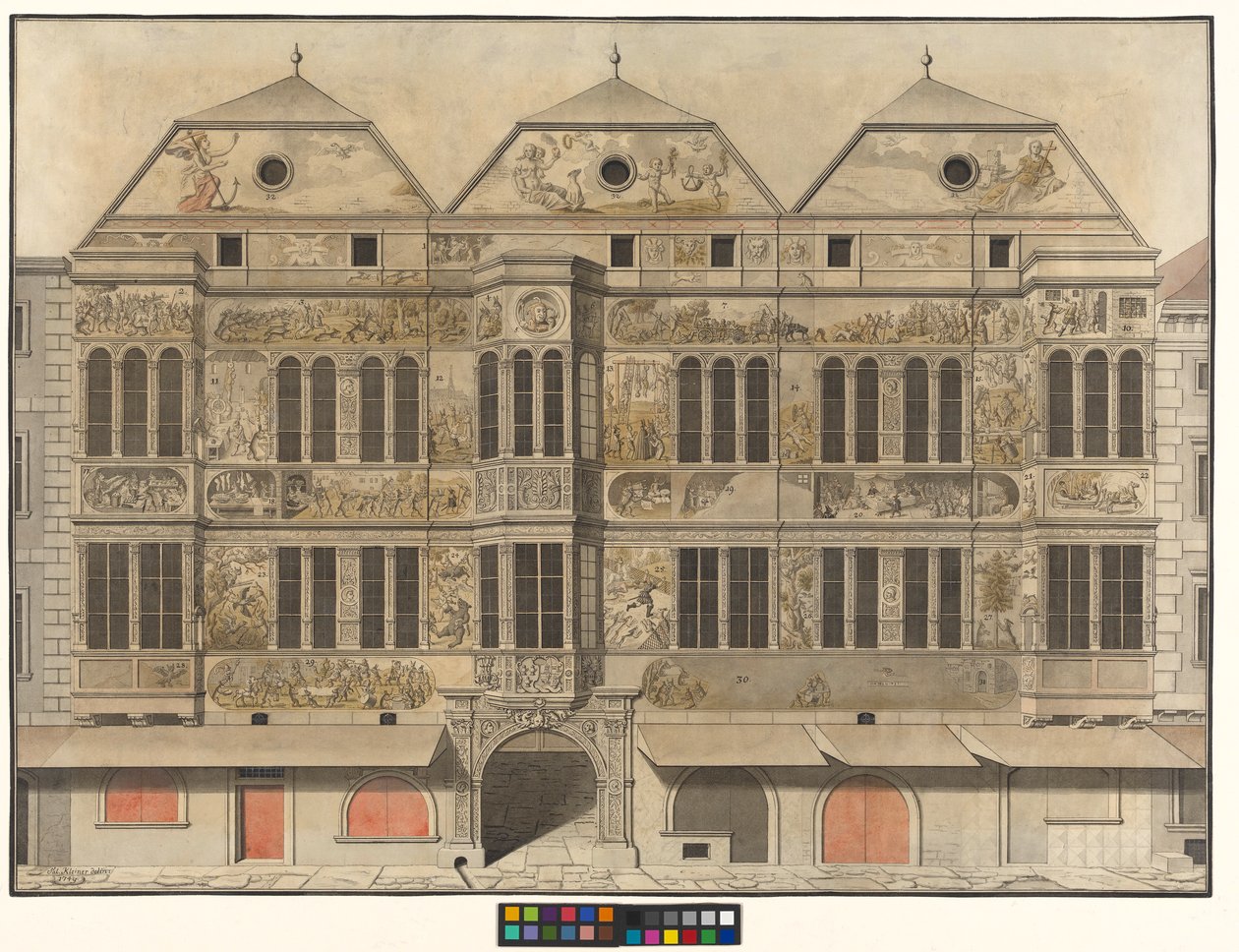 Hasenhaus v Kärntner Straße od Salomon Kleiner