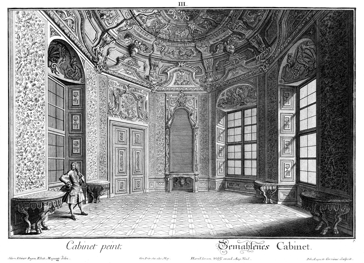 Malovaná skříň od Salomon Kleiner