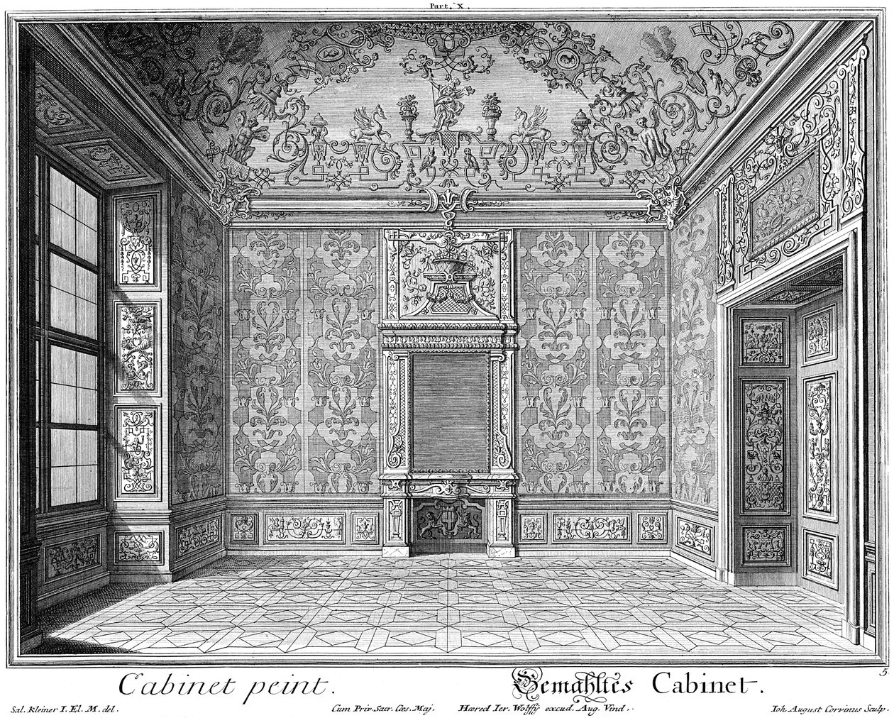 Malovaná skříň od Salomon Kleiner