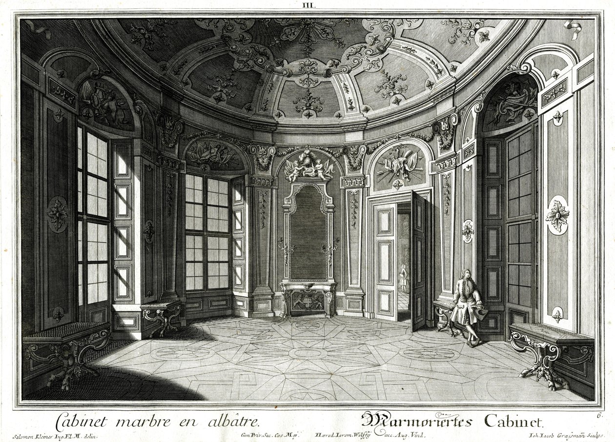 Marmorkabinett od Salomon Kleiner