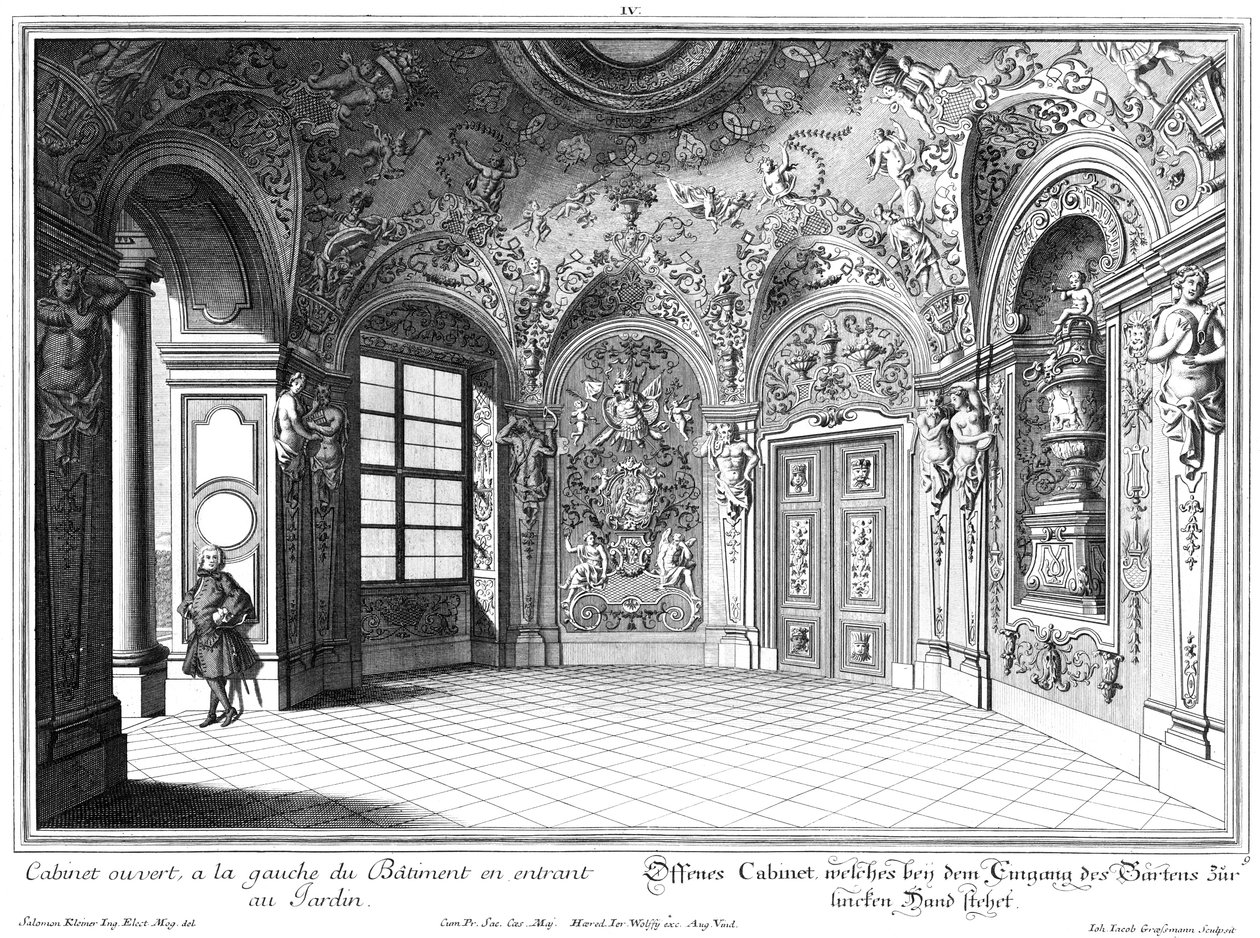 Otevřený kabinet v severozápadní věži od Salomon Kleiner