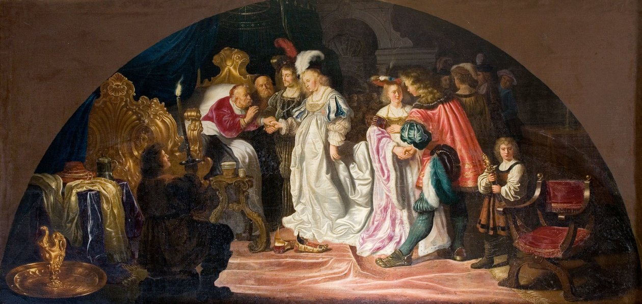 Stropní malba z dánského hradu Kronborg, cca 1642 od Salomon Koninck