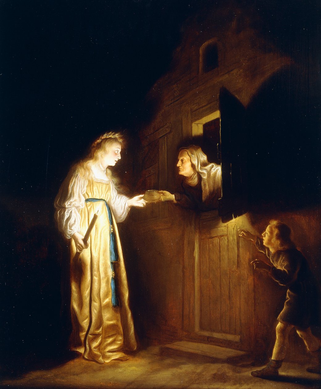 Výsměch Ceres, 1645 od Salomon Koninck