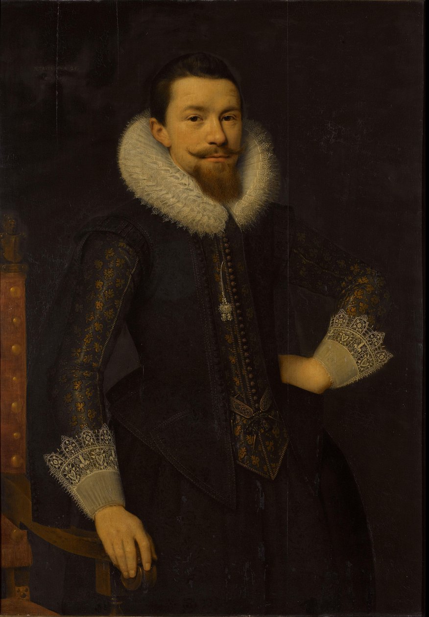 Portrét Pietera Boudaena Courtena (1594-1668) od Salomon Mesdach (attributed to)