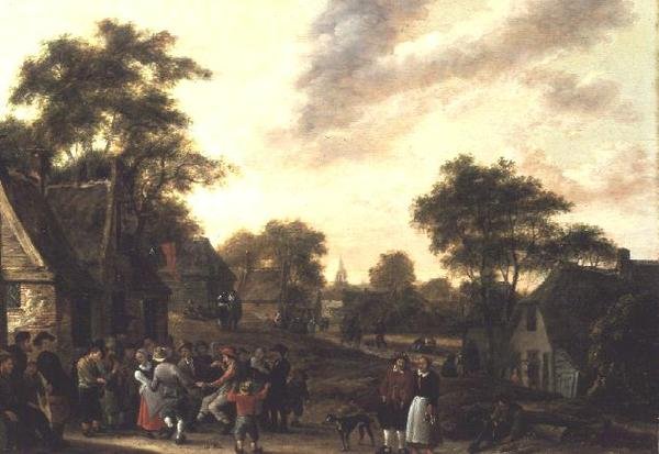 Rolníci hulákají od Salomon Rombouts