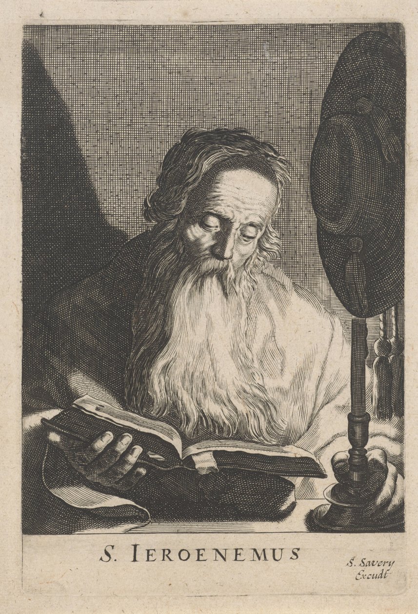 H. Hieronymus čtení při svíčkách od Salomon Savery (attributed to)