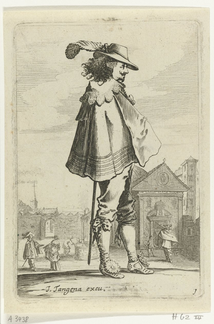 Stálý důstojník a profil Ozbrojení důstojníci a vojáci (název série) od Salomon Savery