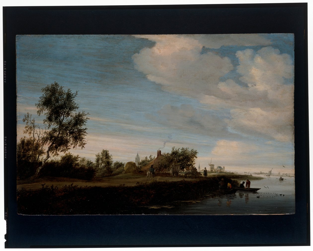 Dům u řeky od Salomon van Ruisdael or Ruysdael
