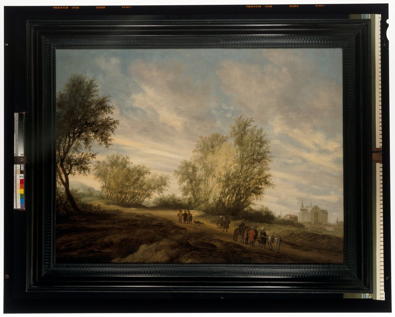 Zalesněná krajina a Josef zachráněný ze Studny od Salomon van Ruisdael or Ruysdael