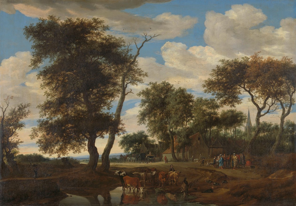  od Salomon van Ruisdael or Ruysdael