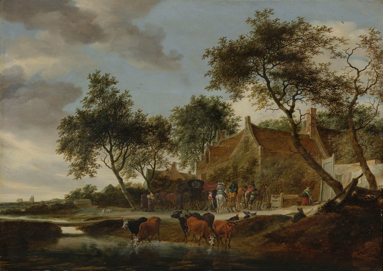 Napajedlo od Salomon van Ruysdael