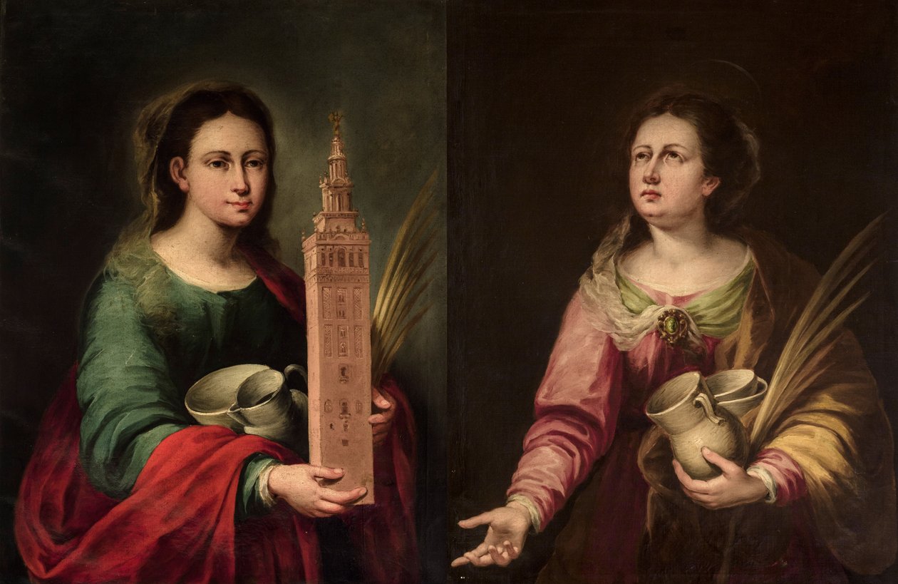 Santas Justa a Rufina od Salvador Gutiérrez de la Vega