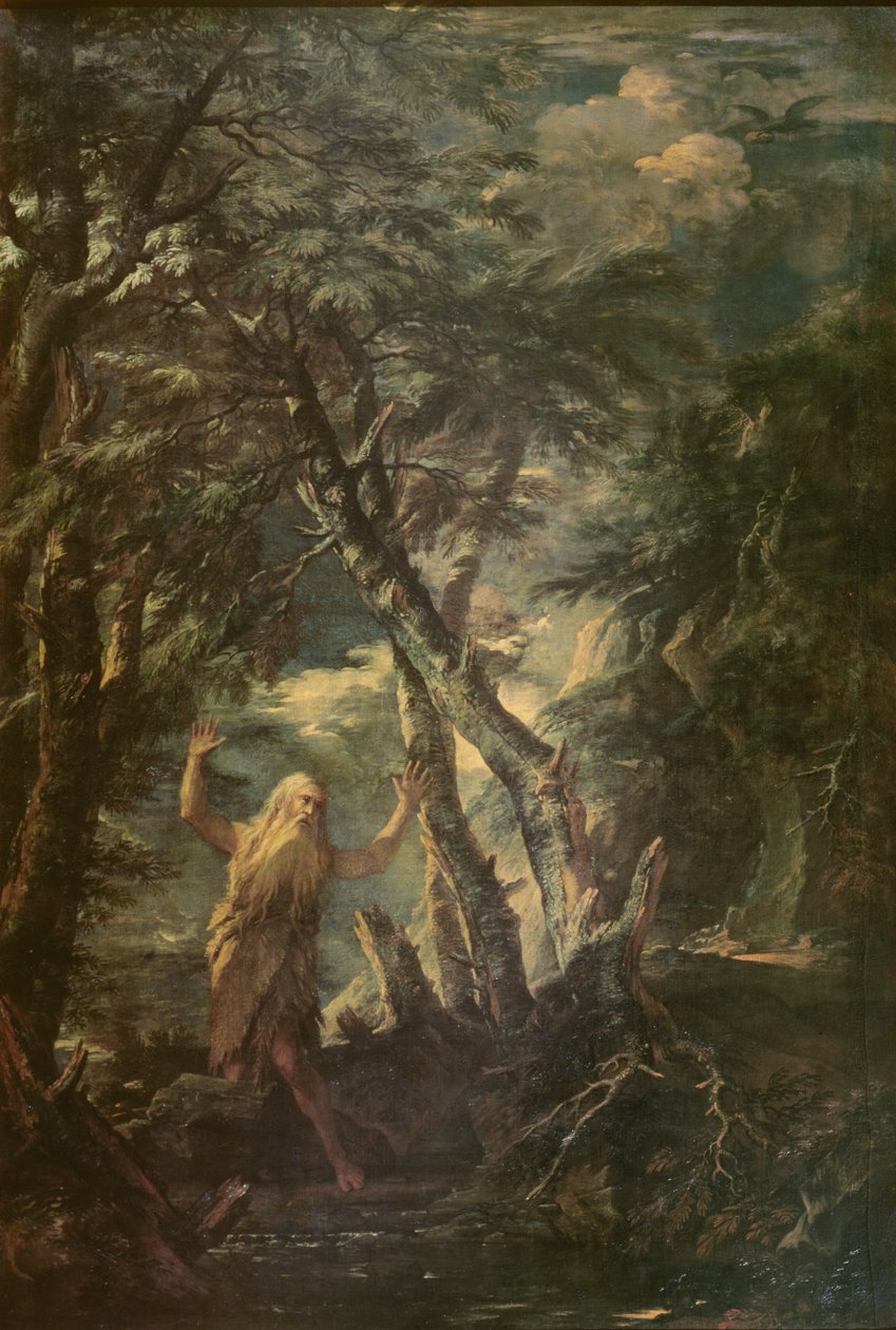 Svatý Pavel z Théb (d.c.345) od Salvator Rosa