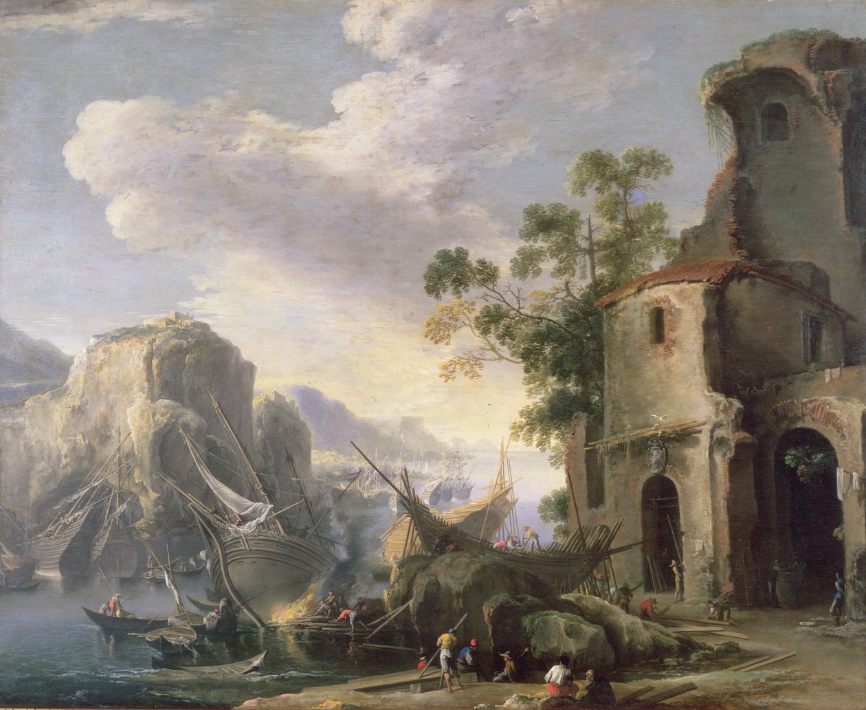 Pohled na záliv od Salvator Rosa
