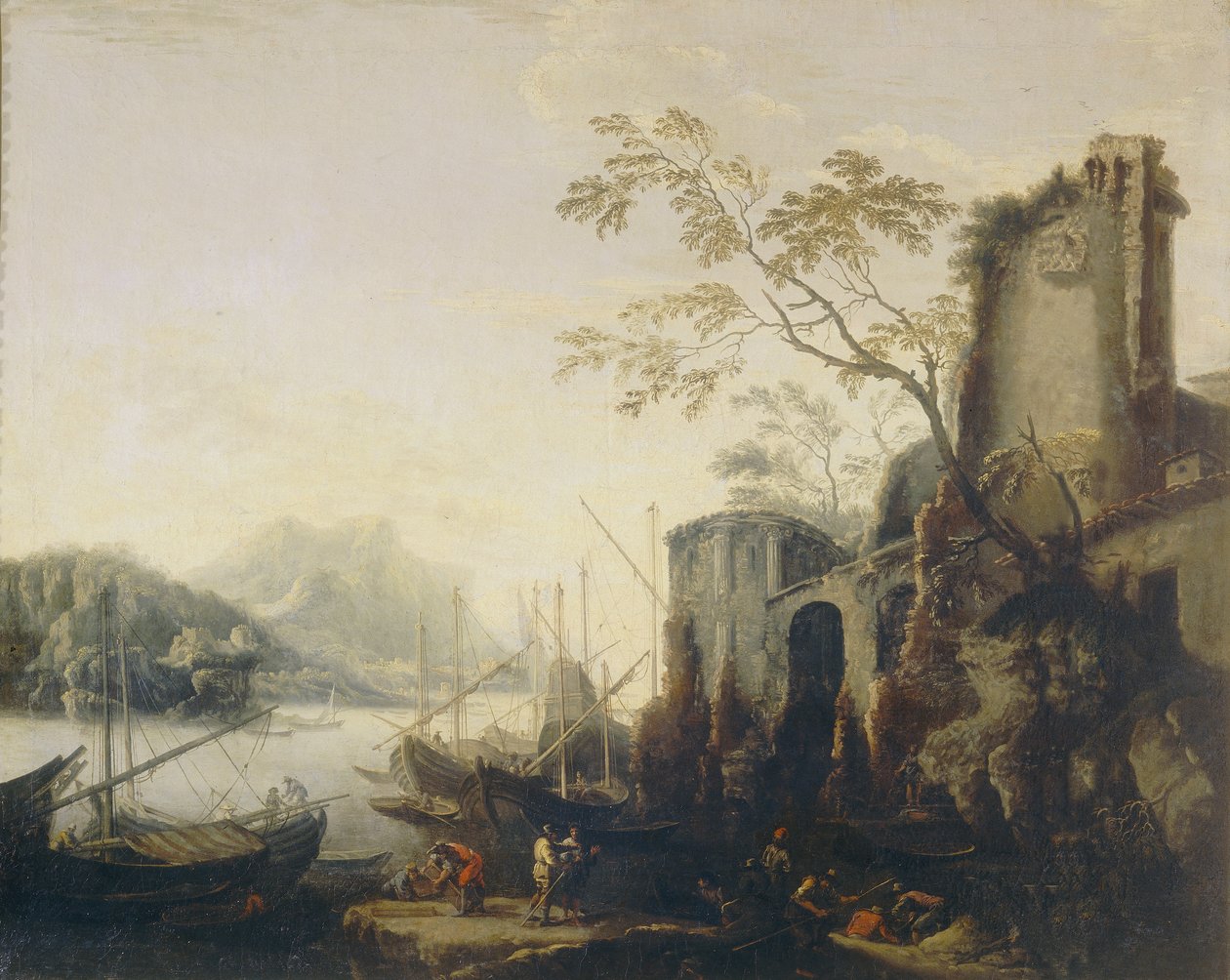 Pohled na přístav od Salvator Rosa