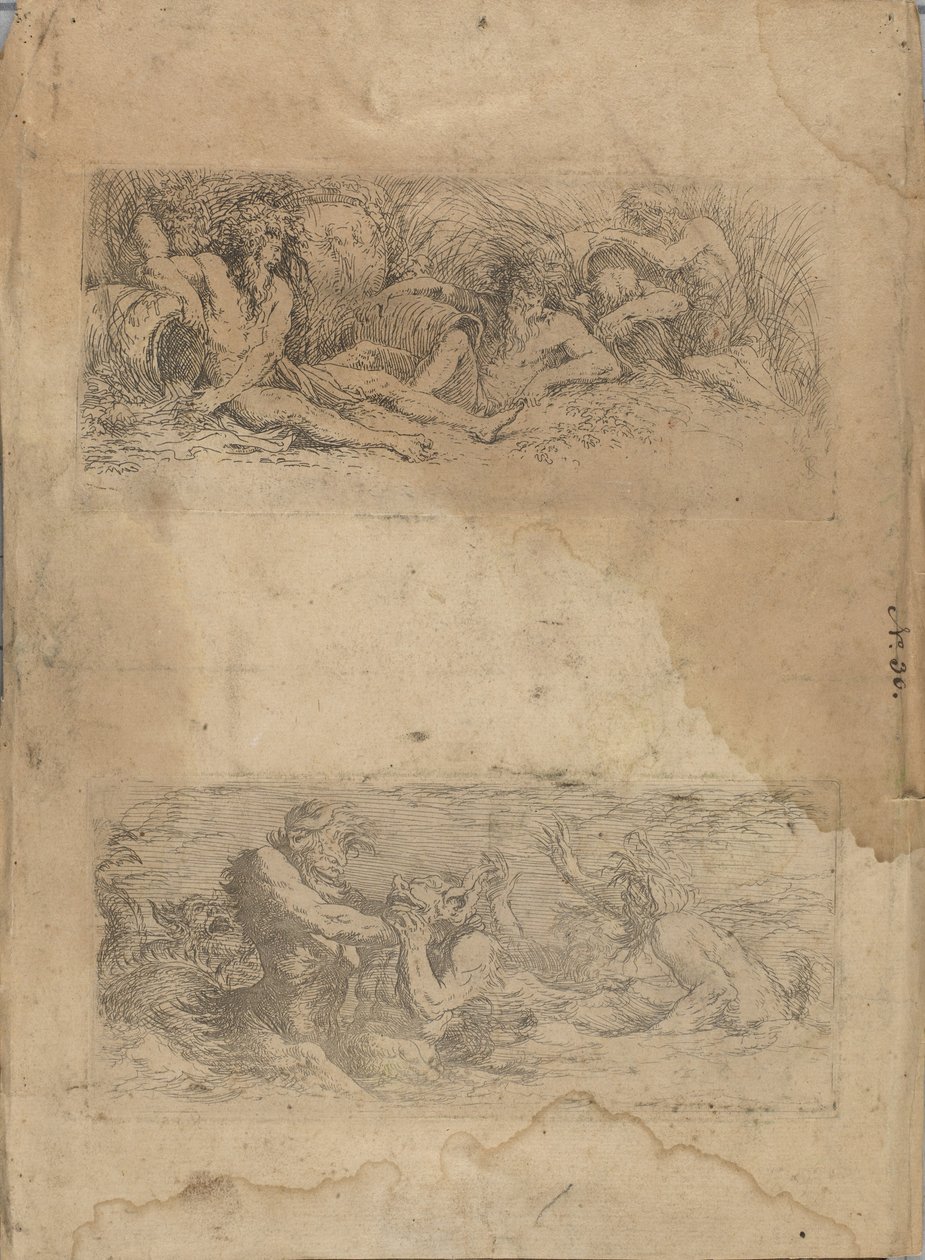 (Série figurek) Říční bohové od Salvator Rosa