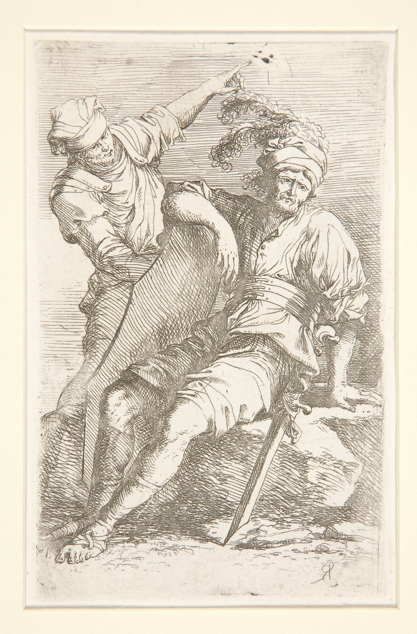 Rozmanitá figurka (Suita) od Salvator Rosa