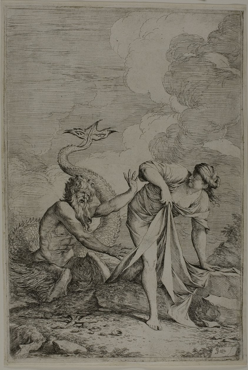 Glaucus a Scylla od Salvator Rosa